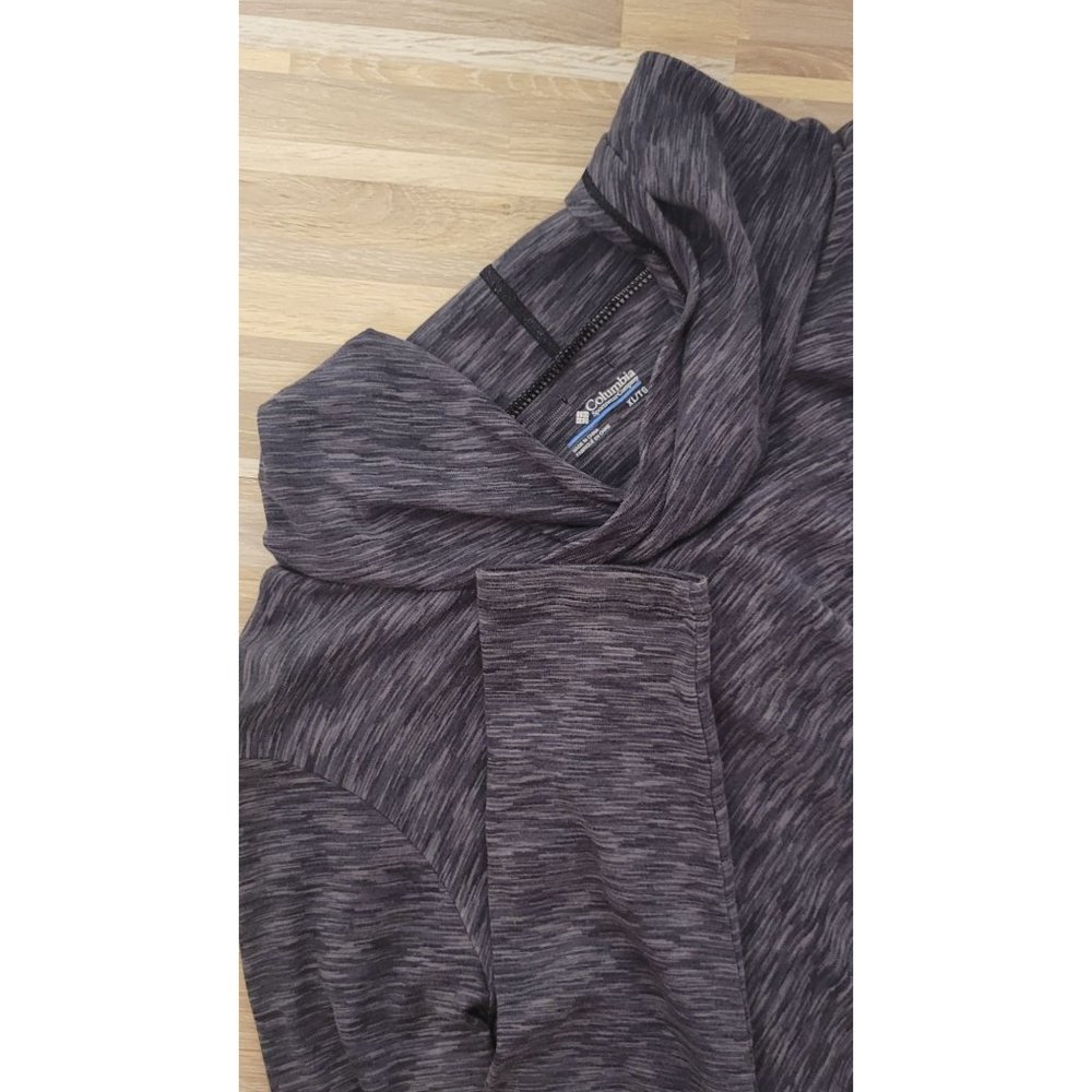 Columbia Hooded Shirt, Grey, Women's Size XL